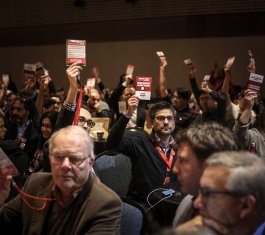 Yasir Naqvi at a Liberal Party public meeting