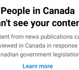 People in Canada can't see your content