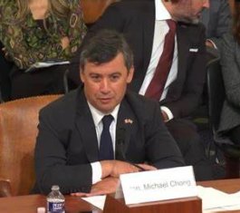 Michael Chong testifies at the US Congress on foreign interference. September 12, 2023 c/o euro.dayfr.com