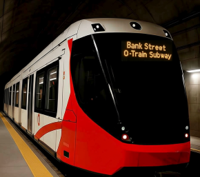 Bank Street O-Train Subway 