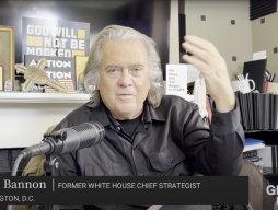 Steve Bannon shooting his mouth off about the fascist dreams of his overlords