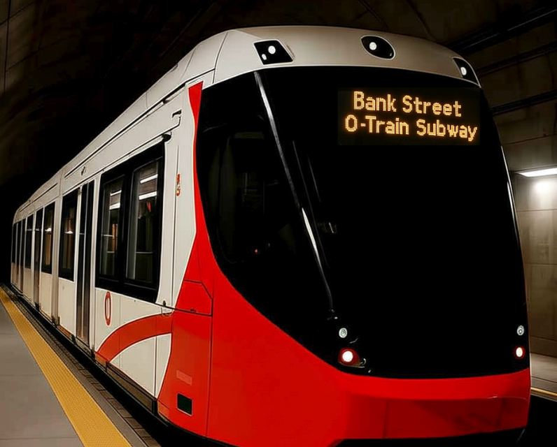 Bank Street O-Train Subway Bank Street O-Train Subway