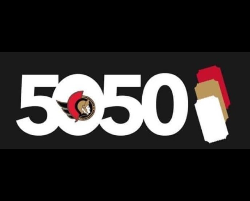 Ottawa Senators 50/50 Draw logo