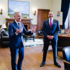 Prime Minister Mark Carney and Manitoba Premier Wab Kinew 