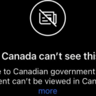 Image says: People in Canada can't see this content